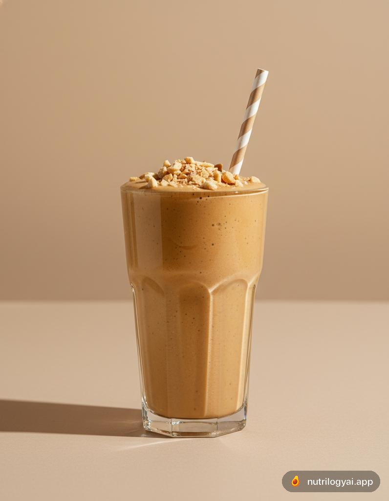 Smoothie z masłem orzechowym