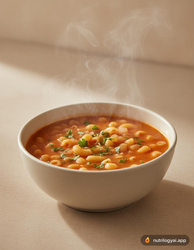 Zuppa di gomiti (maccheroni)