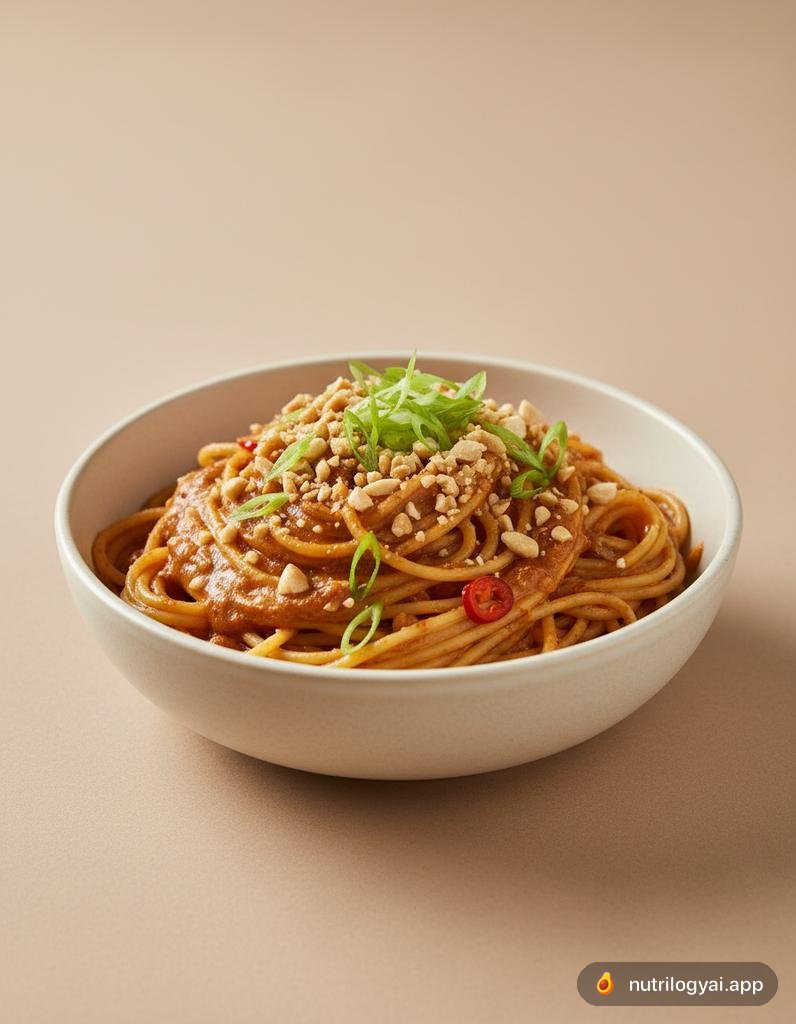 Noodles piccanti alle arachidi