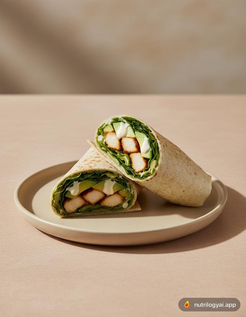 Wrap di pollo con coriandolo e lime