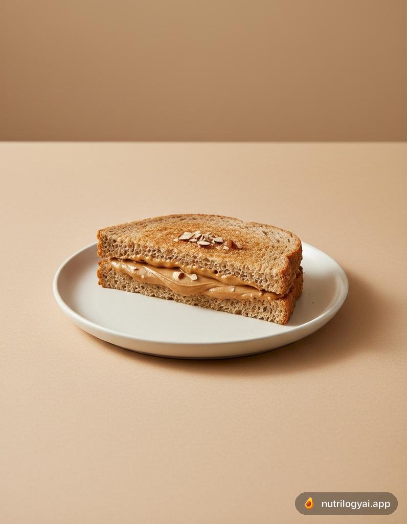 Panino al burro di mandorle