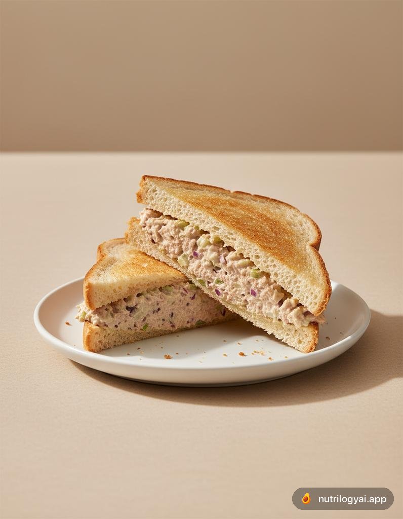 Sándwich de ensalada de atún