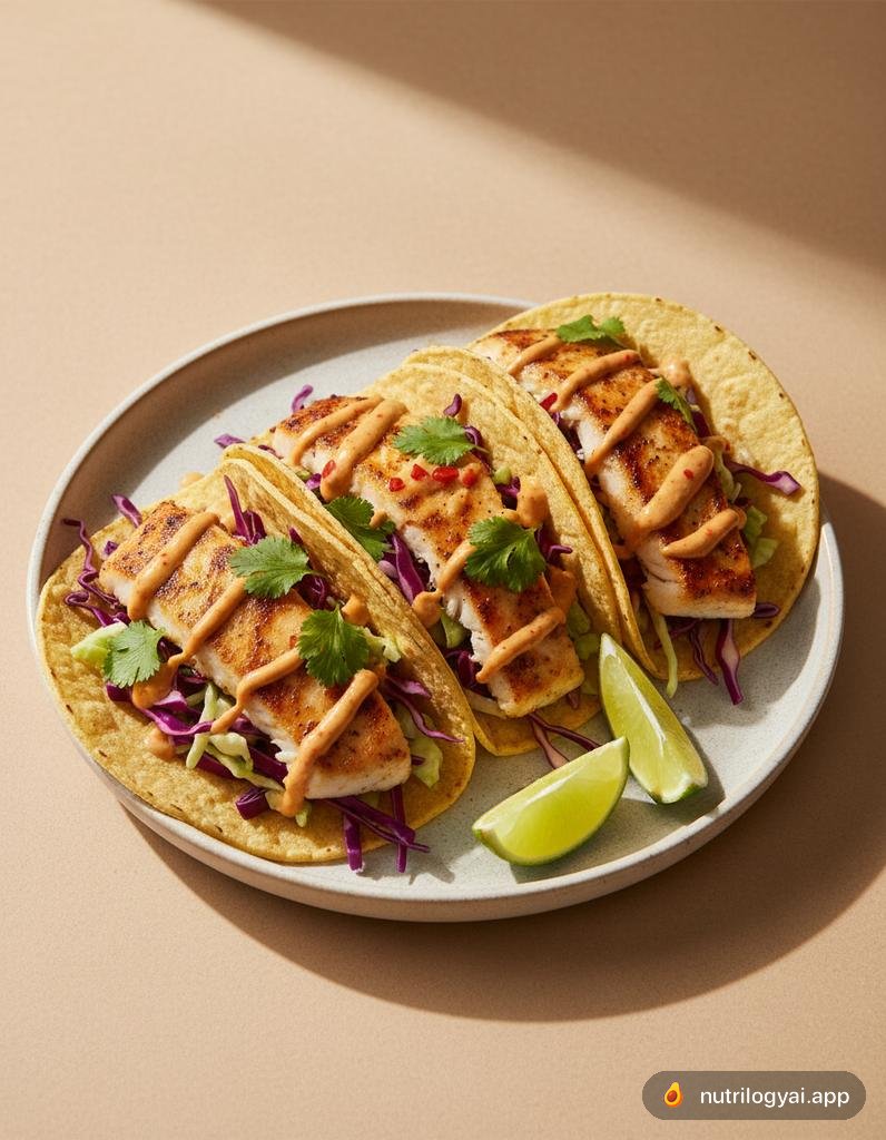 Tacos de pescado a la parrilla