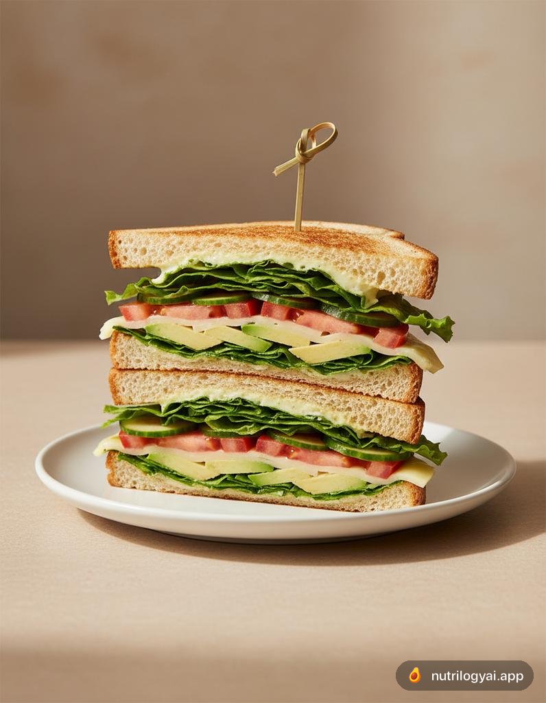 Veggie Club Sandwich