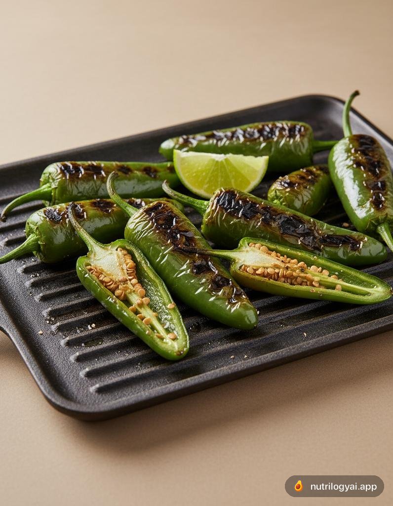 Gegrillte Jalapeños