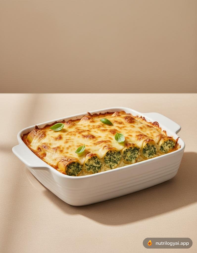 Cannelloni con Spinaci