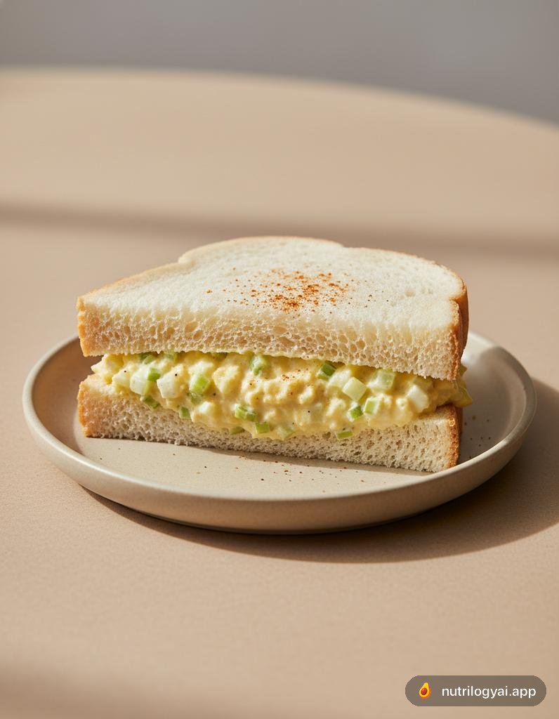 Panino con insalata di uova