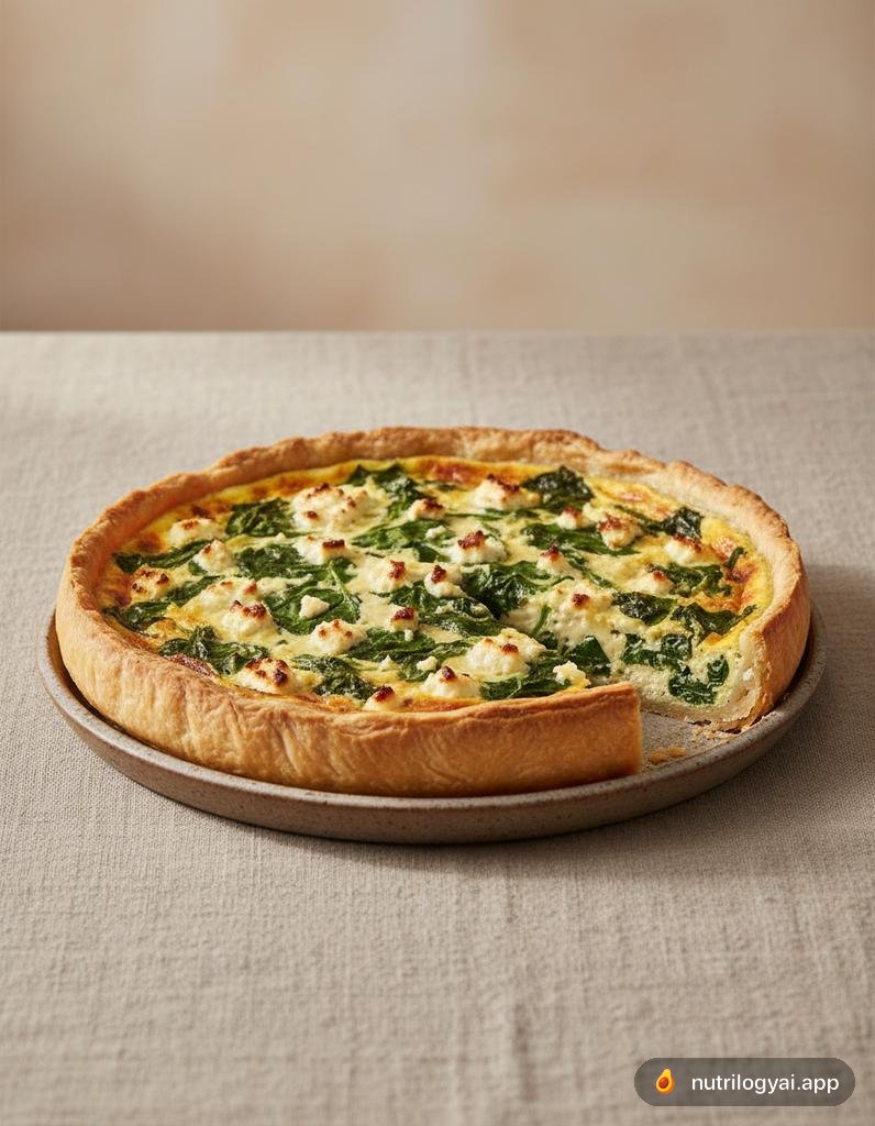Quiche spinaci e feta