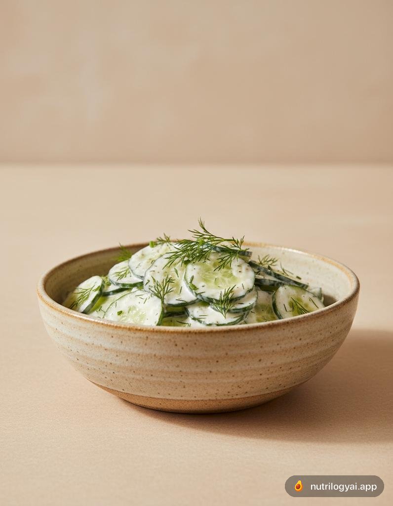 Insalata di cetrioli e aneto