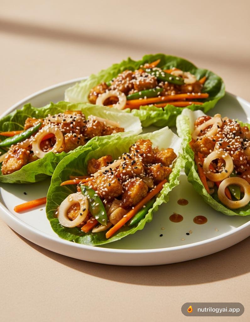 Involtini di lattuga al tofu