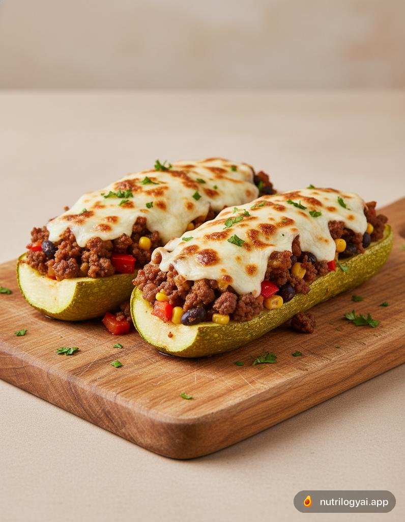 Barchette di zucchine ripiene