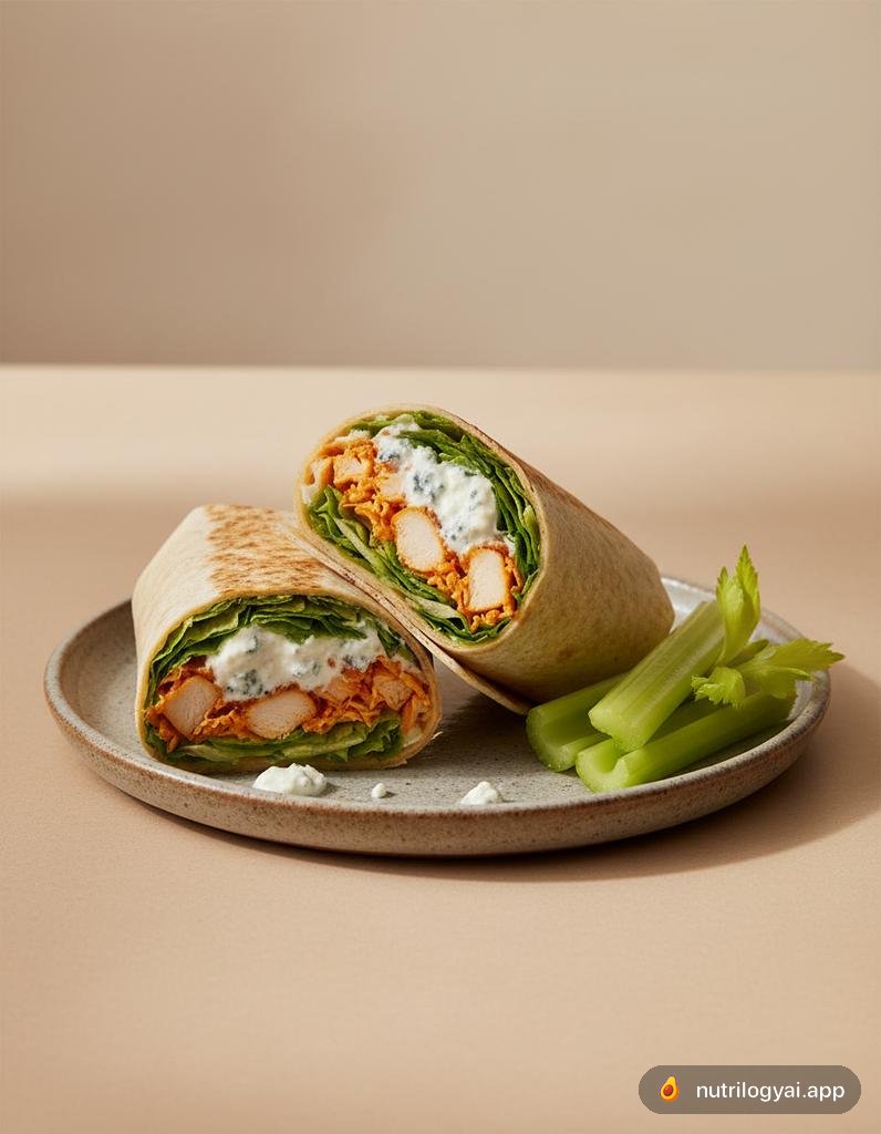 Wrap z kurczakiem Buffalo