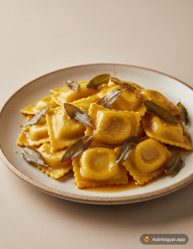 Raviolis à la courge butternut