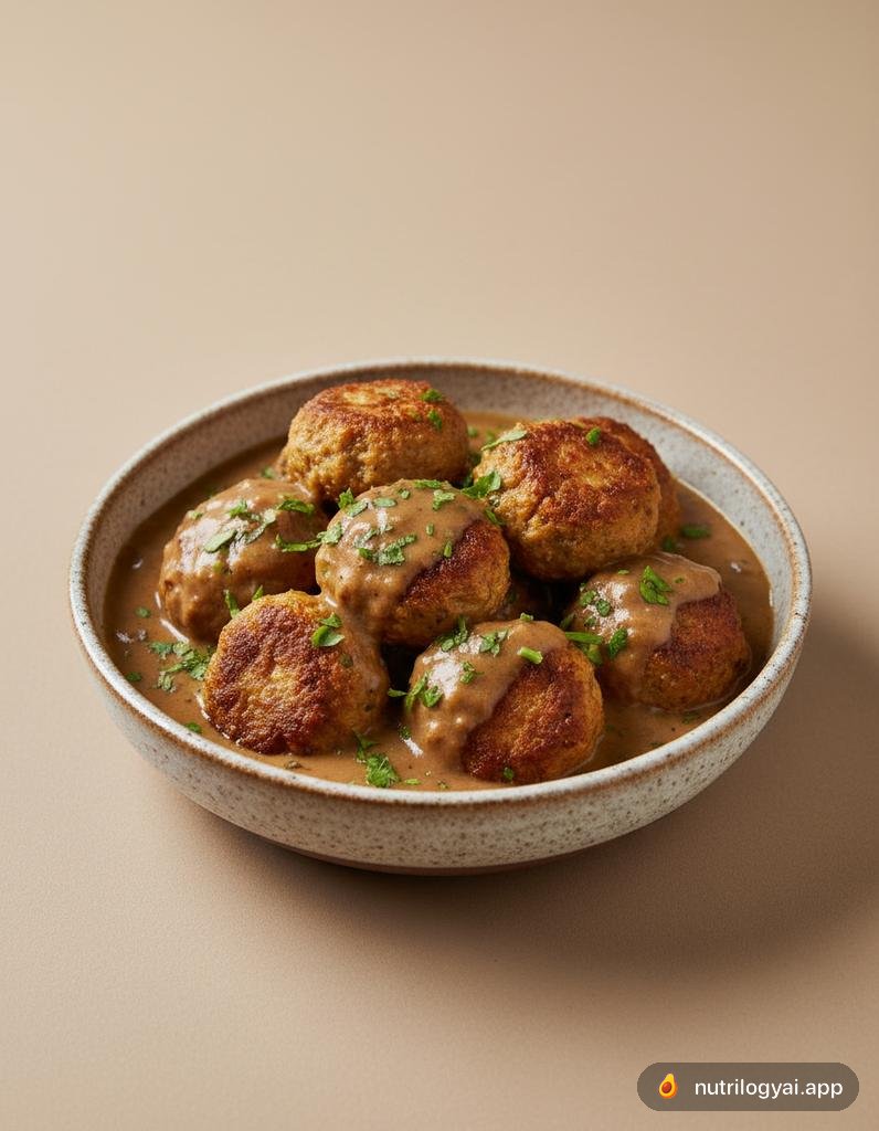 Vegane schwedische Fleischbällchen