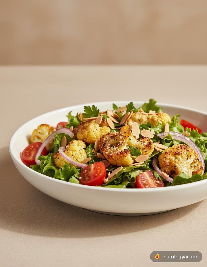 Gerösteter Blumenkohlsalat