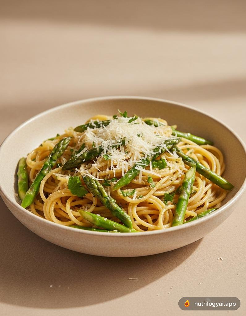Zitronen-Knoblauch-Spargel-Pasta