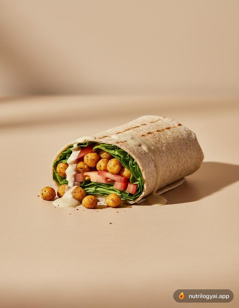 Gerösteter Kichererbsen-Wrap