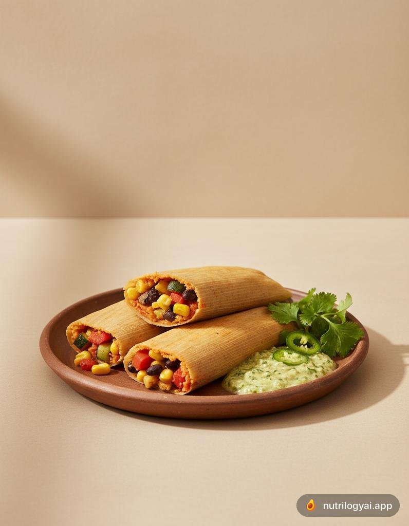 Tamales de Vegetais