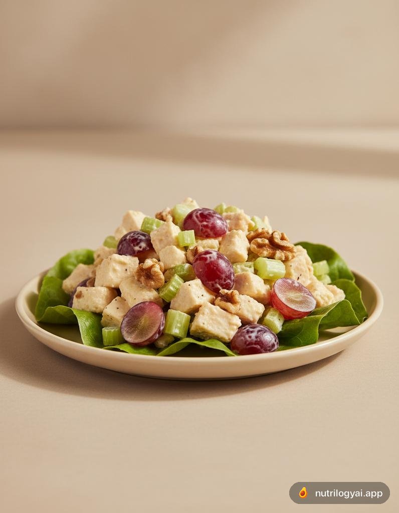 Ensalada Waldorf de pollo