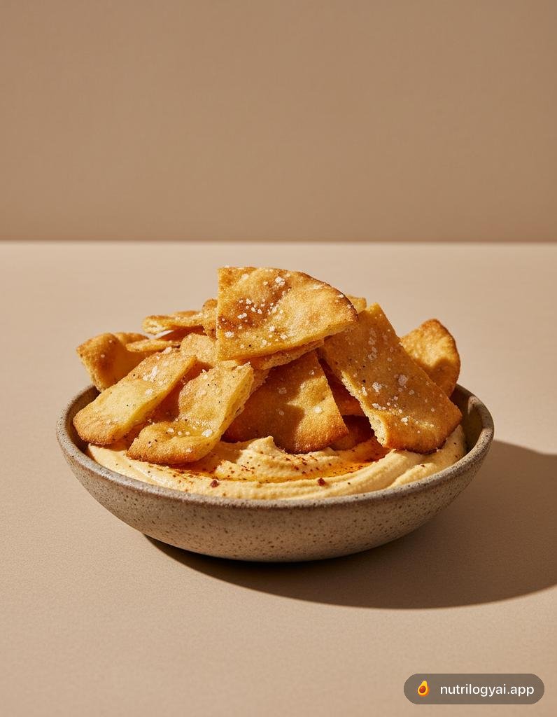 Chips de pita au four