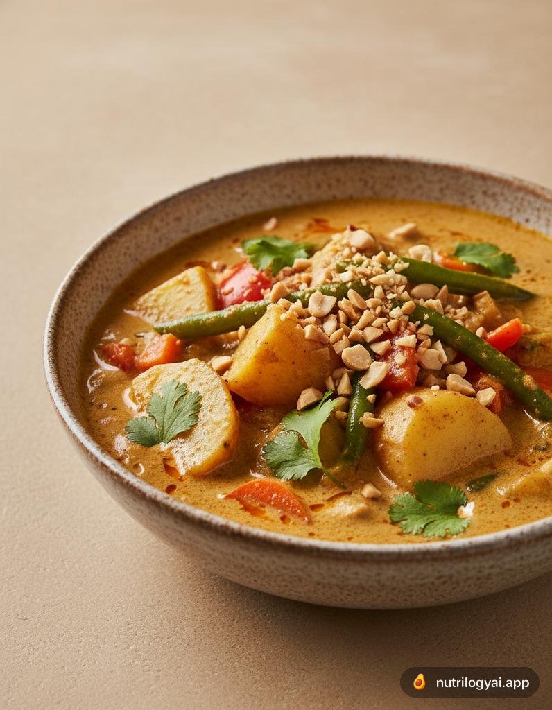 Caril Massaman de Vegetais