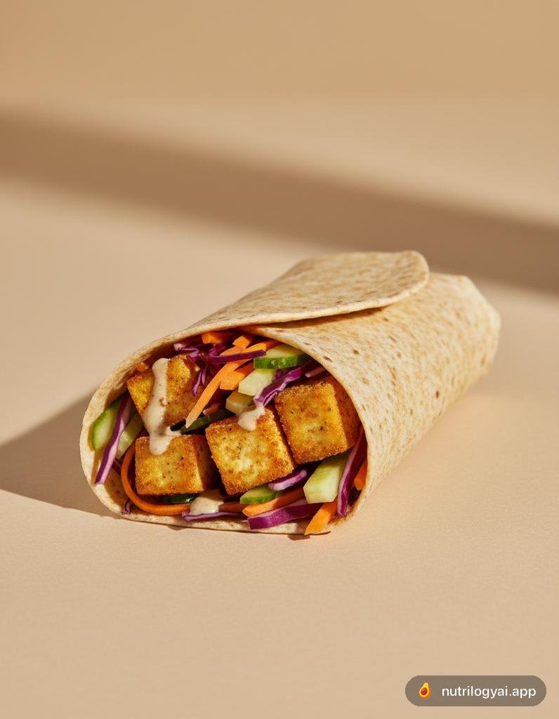 Crispy Tofu Wrap