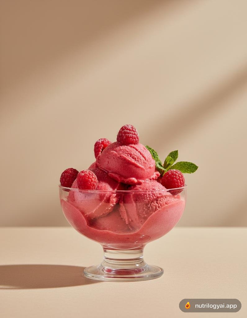 Sorbetto al lampone