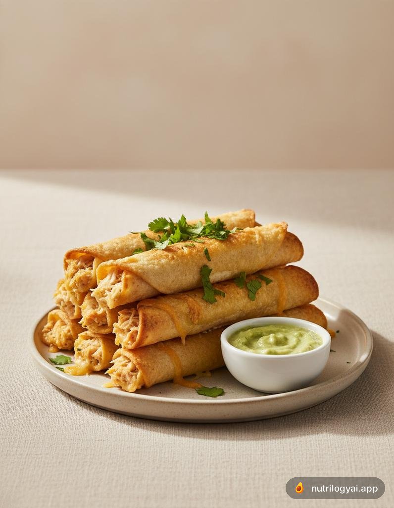 Taquitos de Pollo Horneados