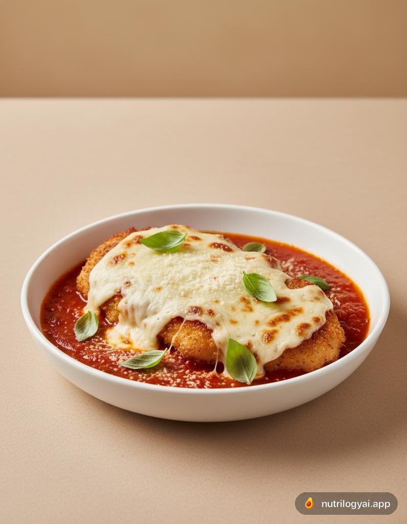 Pieczona Kurczak Parmigiana