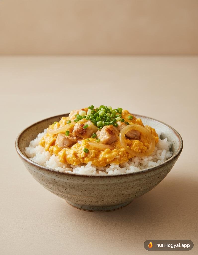 Oyakodon (Arroz con pollo y huevo)