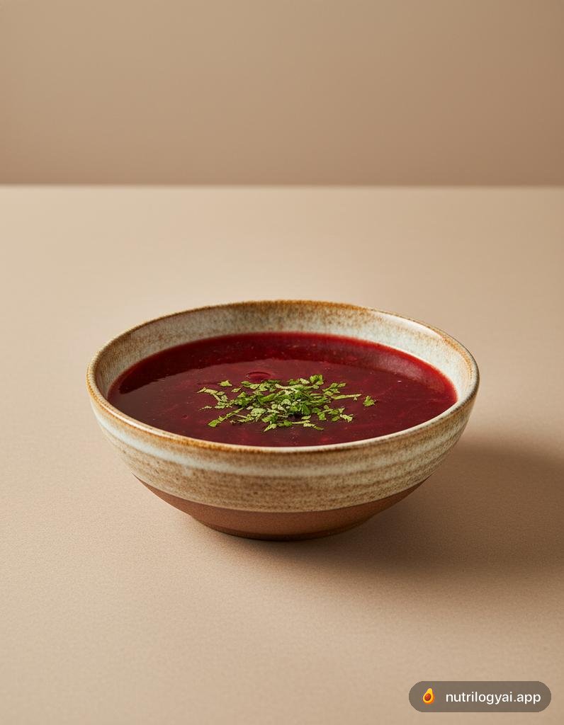 Borsch (Zuppa chiara di barbabietola rossa)