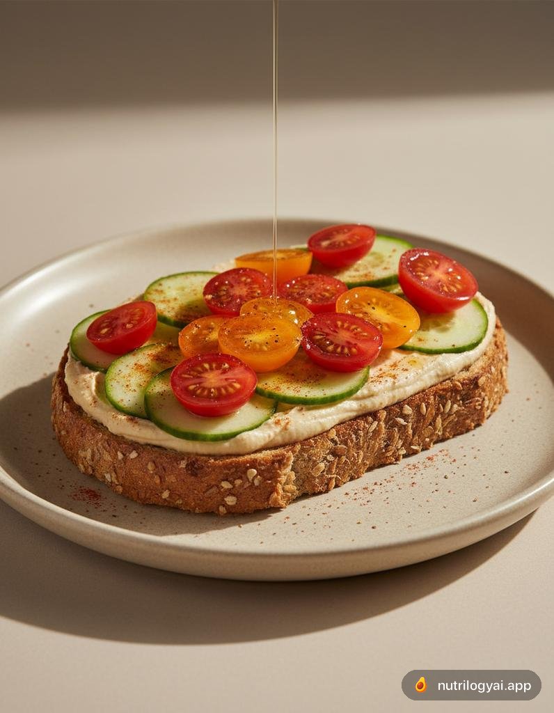 Toast con Hummus