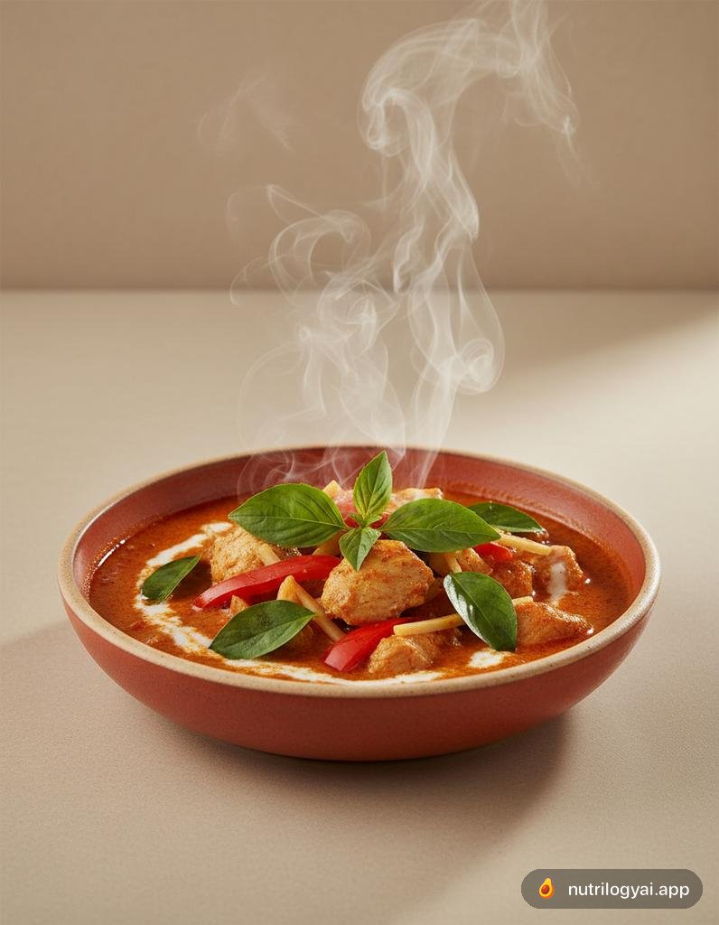 Tajskie czerwone curry z kurczakiem