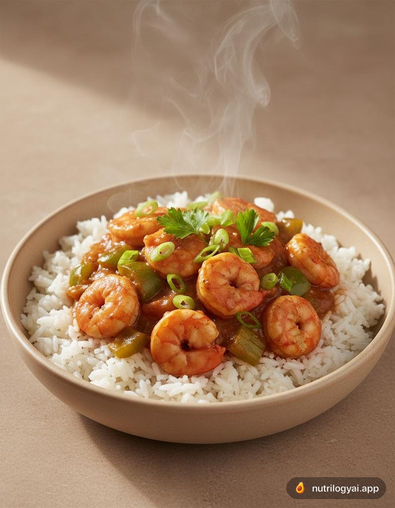 Krewetki Etouffee