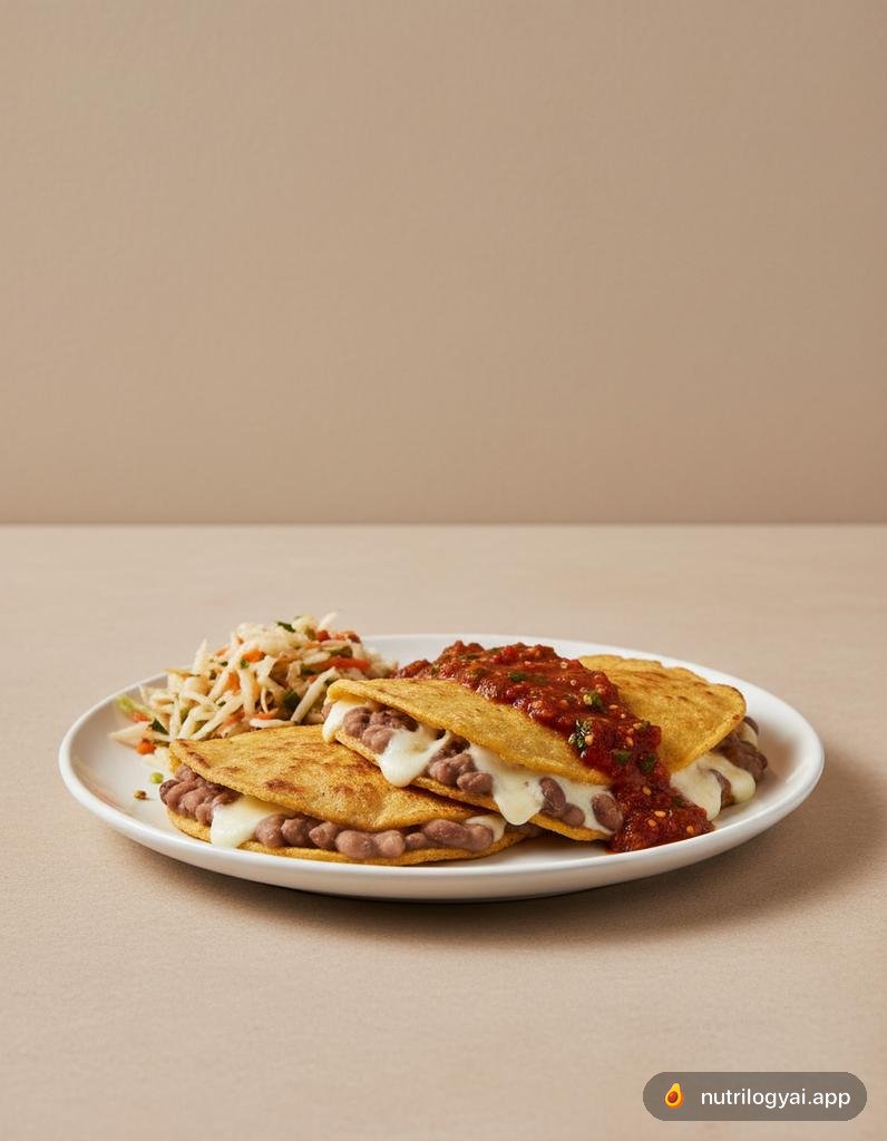 Pupusas con Fagioli e Formaggio