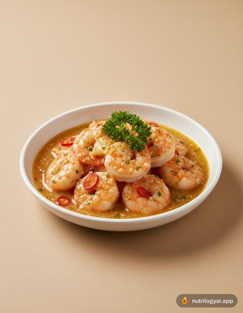 Garnelen in Knoblauchsauce