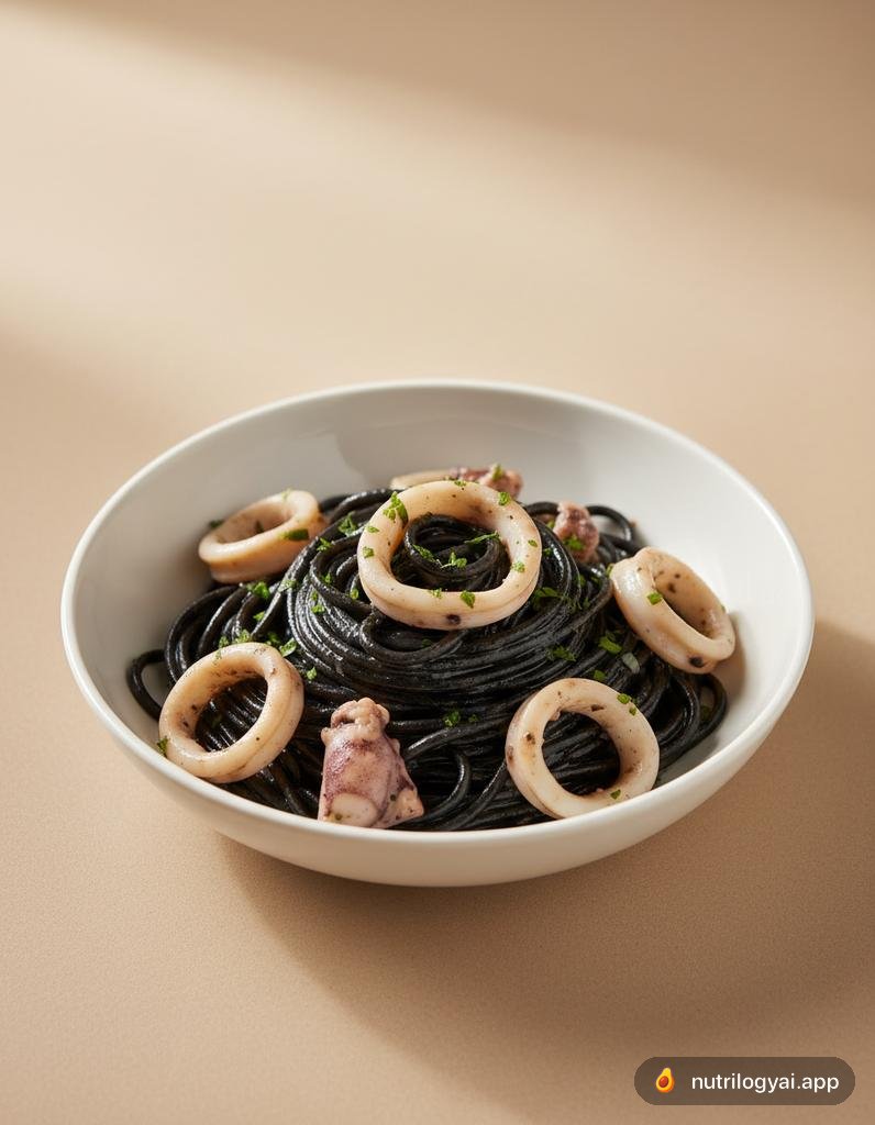 Linguine mit Tintenfischtinte