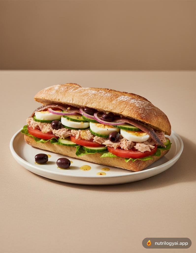 Thunfisch-Niçoise-Sandwich