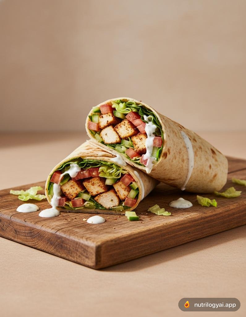Za'atar Hähnchen-Wrap