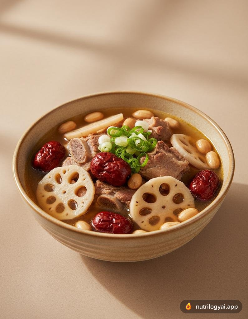 Zuppa di radice di loto