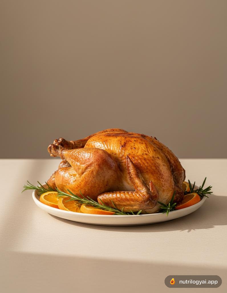 Pavo glaseado a la naranja