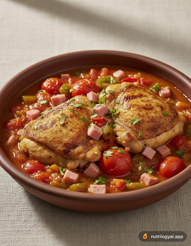 Pollo alla Basquaise