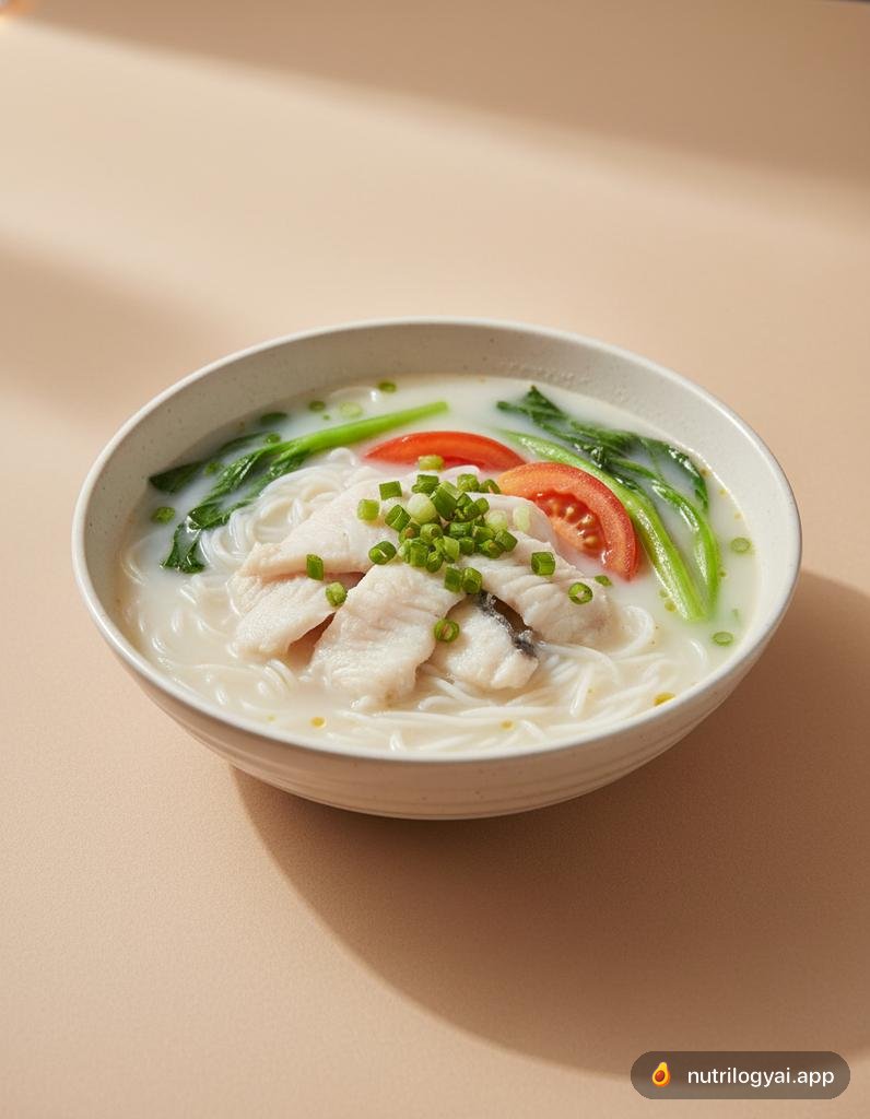 Vermicelli di riso con fette di pesce (Fish Slice Bee Hoon)
