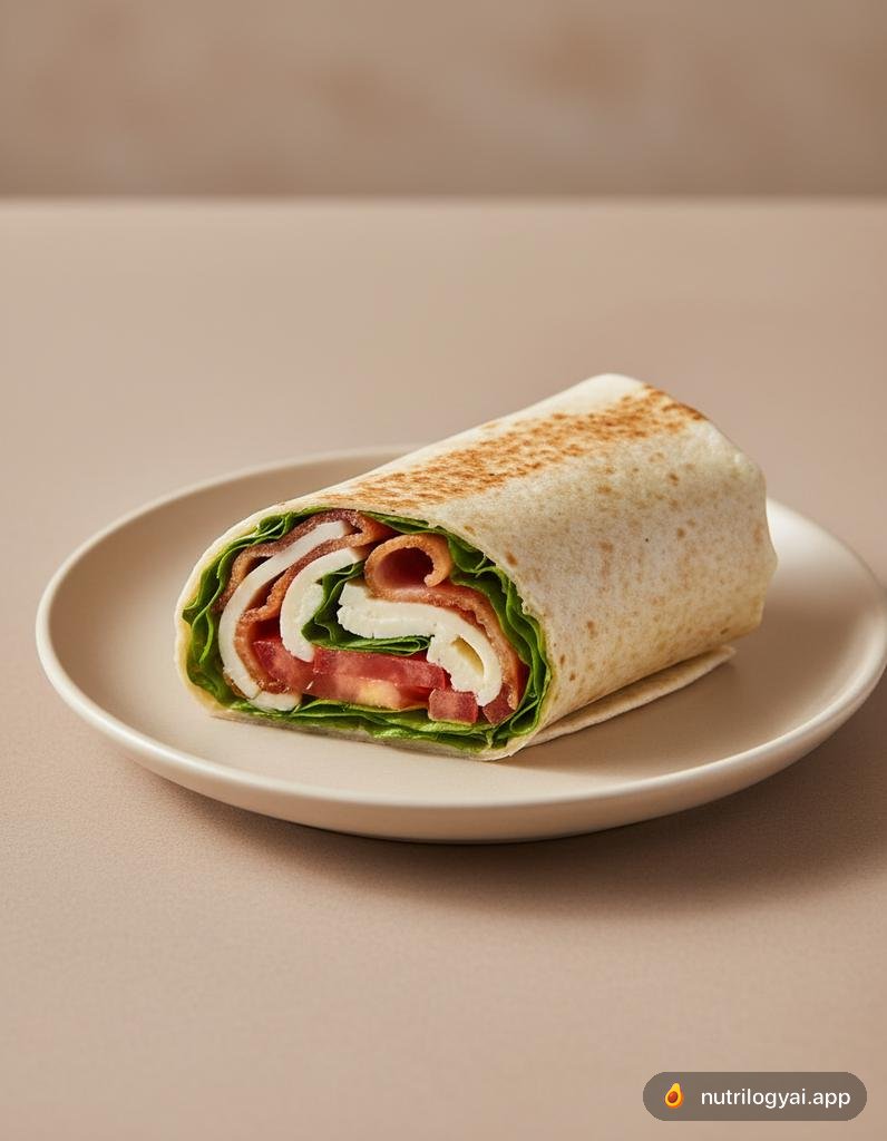 Wrap con Pancetta di Tacchino