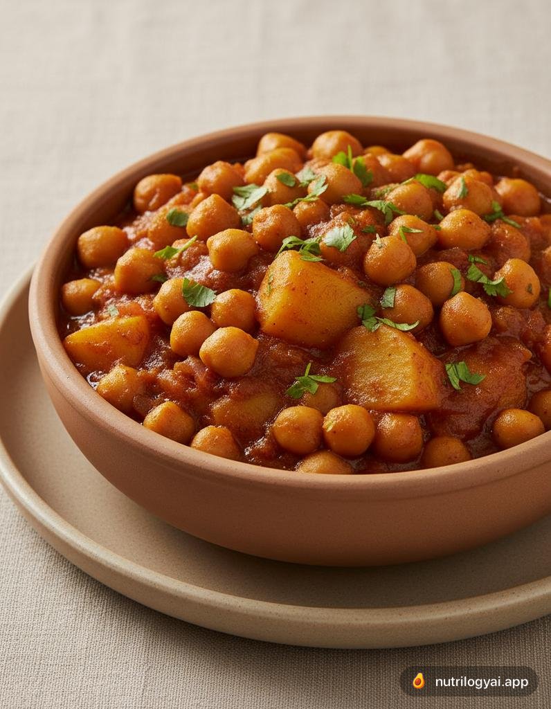 Aloo Chana (Curry di patate e ceci)