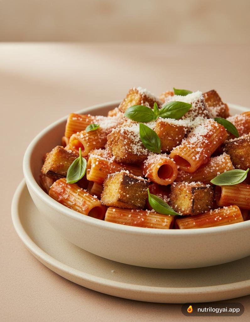 Rigatoni con Melanzane