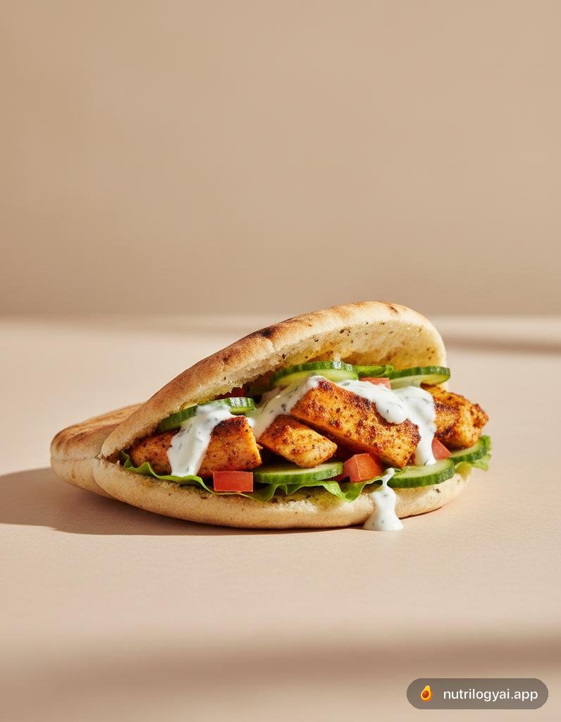 Harissa-Hähnchen-Pita
