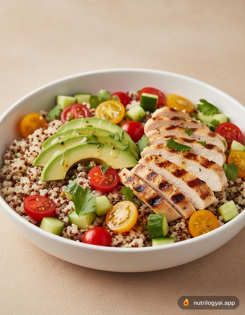 Hähnchen-Quinoa-Bowl