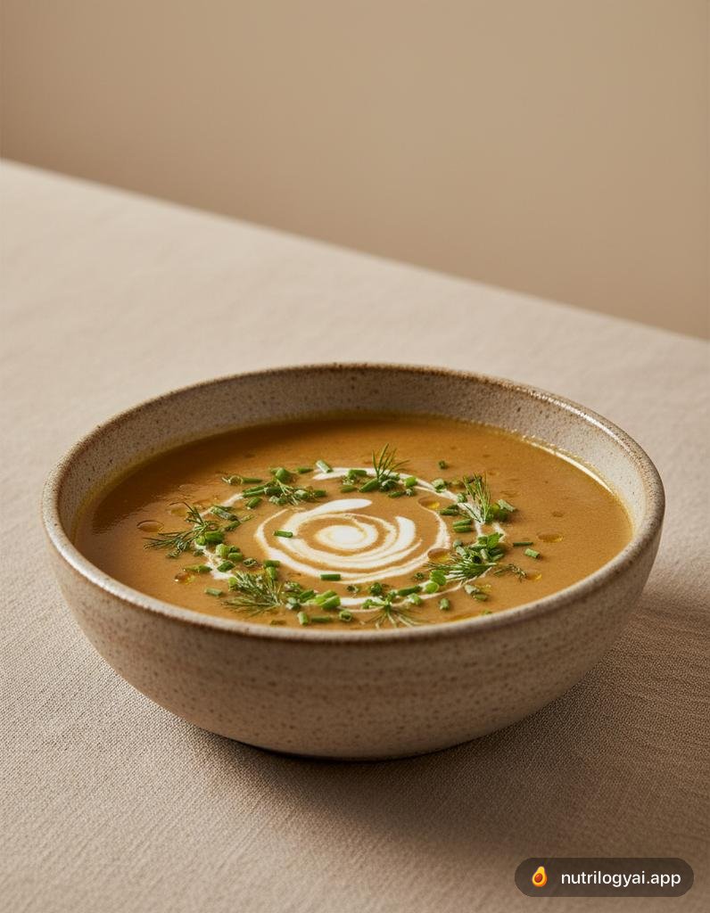 Geröstete Knoblauchsuppe