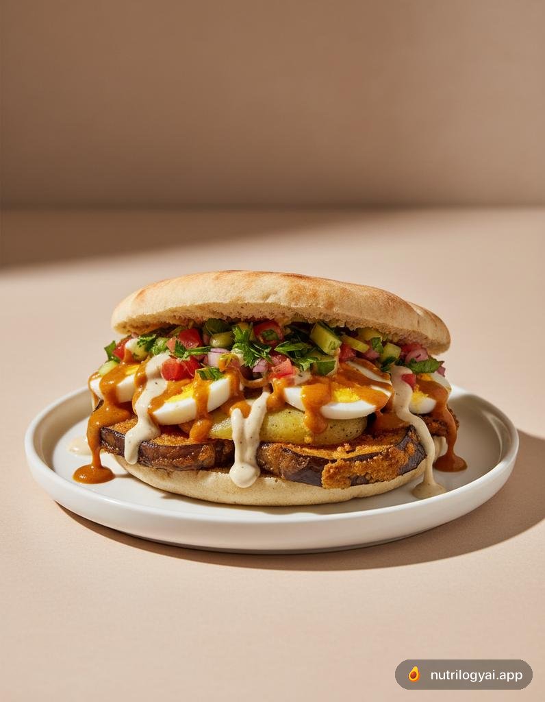 Sabich-Sandwich